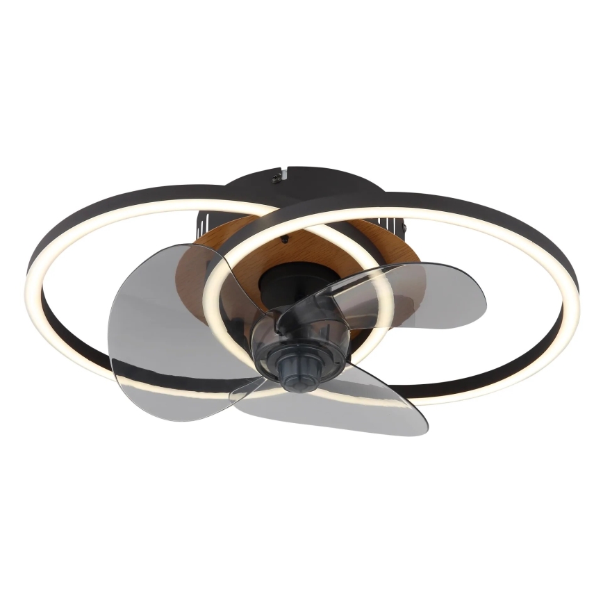 Globo - LED prigušiva plafonski ventilator LED/24W/230V 2700-6500K + daljinski upravljač