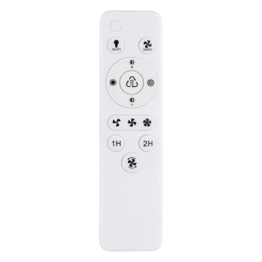 Globo - LED prigušiva plafonski ventilator LED/24W/230V 2700-6500K + daljinski upravljač