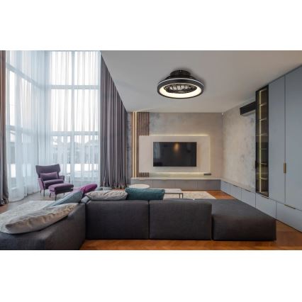 Globo - LED RGB prigušiva plafonski ventilator LED/40W/230V 2700-6500K + daljinski upravljač