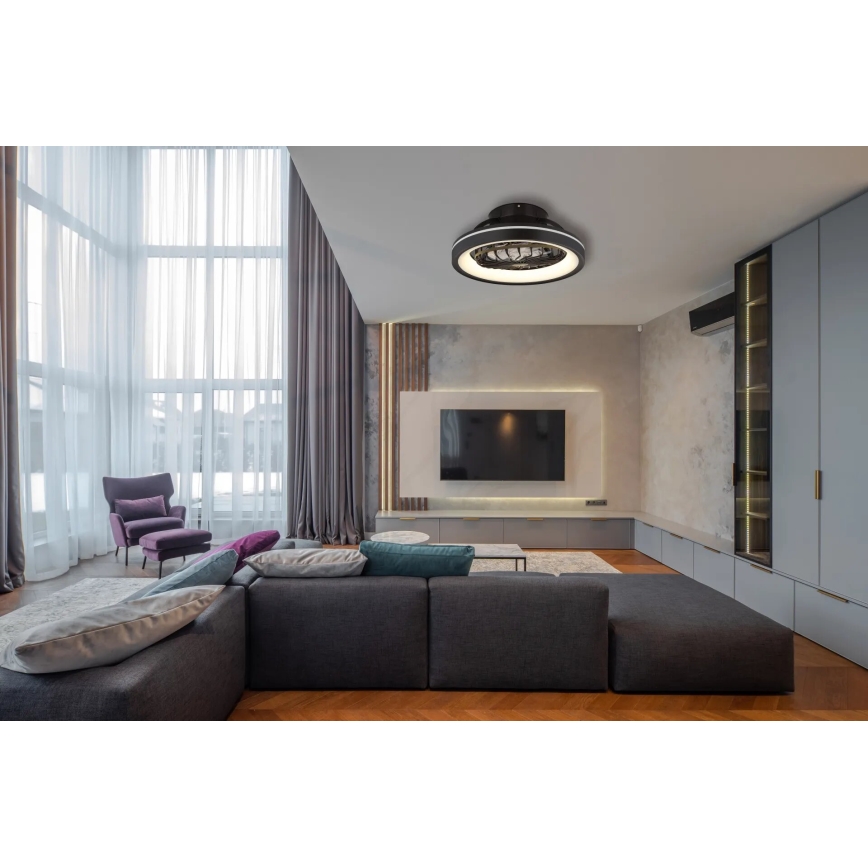 Globo - LED RGB prigušiva plafonski ventilator LED/40W/230V 2700-6500K + daljinski upravljač