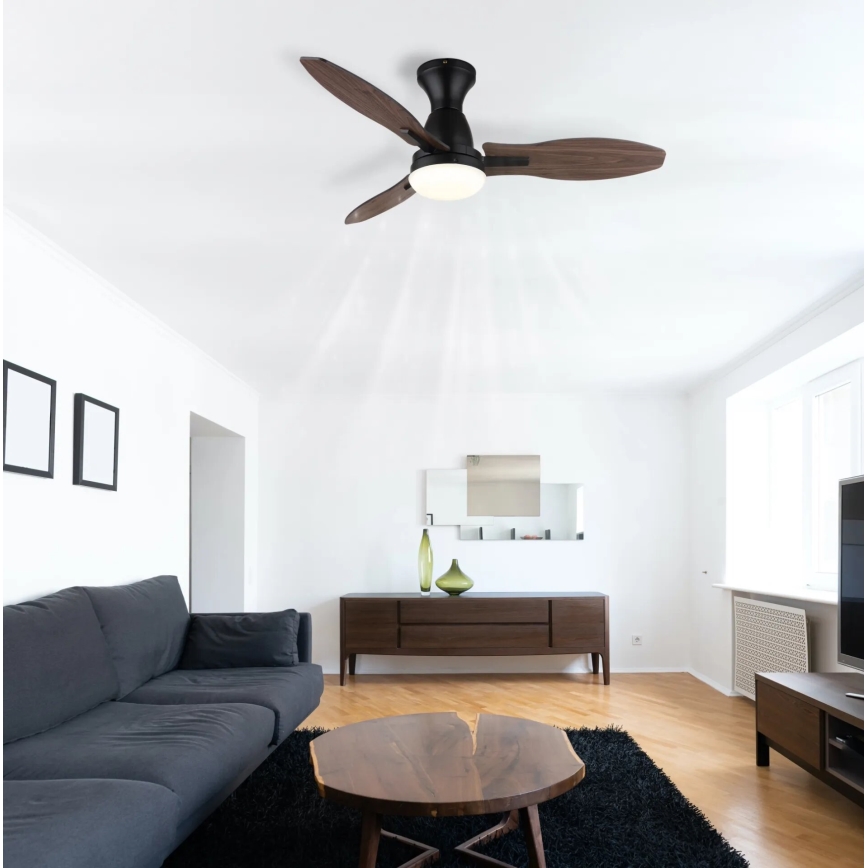 Globo - LED prigušiva plafonski ventilator LED/22W/230V 3000/4500/6000K + daljinsko upravljanje