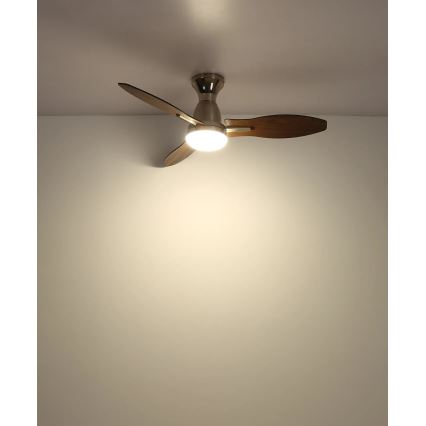 Globo - LED prigušiva plafonski ventilator LED/22W/230V 3000/4500/6000K + daljinski upravljač