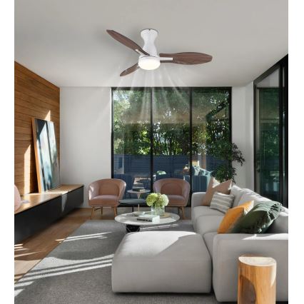 Globo - LED prigušiva stropni ventilator LED/22W/230V 3000/4500/6000K + daljinski upravljač