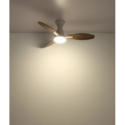 Globo - LED prigušiva stropni ventilator LED/22W/230V 3000/4500/6000K + daljinski upravljač