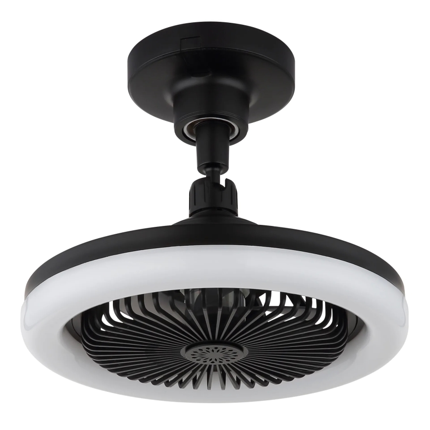 Globo - LED prigušiva plafonski ventilator LED/20W/230V 3000-6500K crna + daljinski upravljač