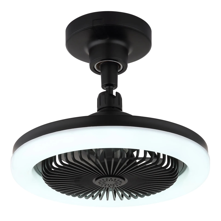 Globo - LED prigušiva plafonski ventilator LED/20W/230V 3000-6500K crna + daljinski upravljač