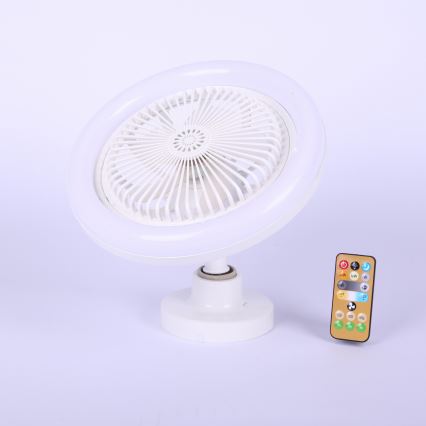 Globo - LED prigušiva plafonski ventilator LED/20W/230V 3000-6500K bela + daljinski upravljač