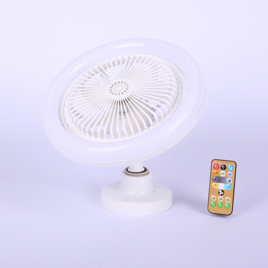 Globo - LED prigušiva plafonski ventilator LED/20W/230V 3000-6500K bela + daljinski upravljač