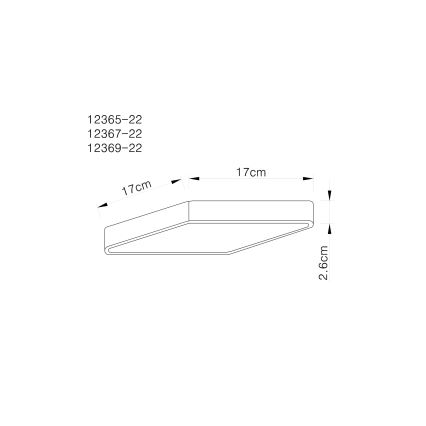 Globo - LED stropno svetlo LED/22W/230V