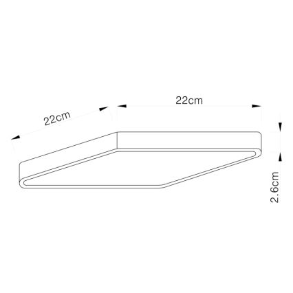Globo - LED plafonsko svetlo LED/28W/230V