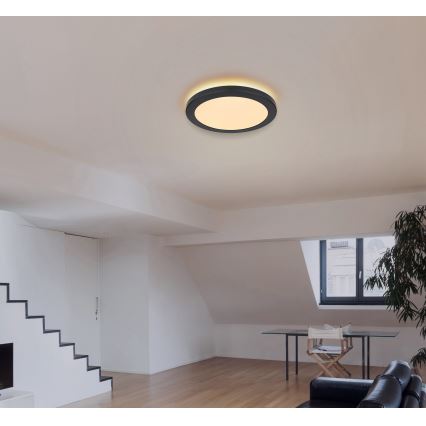 Globo - LED plafonsko svetlo LED/24W/230V 3000/4000/6500K crno