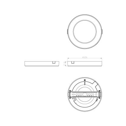Globo - LED plafonsko svetlo LED/6W/230V 3000/4000/6500K belo