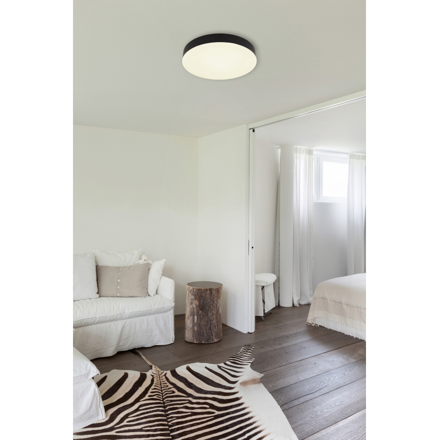 Globo - LED plafonsko svetlo LED/24W/230V 3000K/4000K/6500K prečnik 30 cm crno