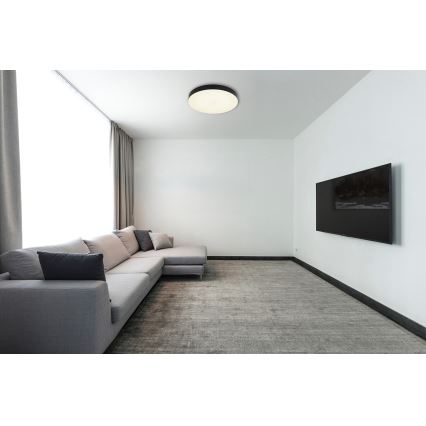 Globo - LED plafonsko svetlo LED/36W/230V 3000K/4000K/6500K prečnika 40 cm crno