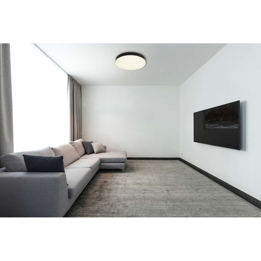 Globo - LED plafonsko svetlo LED/36W/230V 3000K/4000K/6500K prečnika 40 cm crno