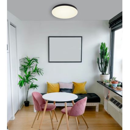 Globo - LED plafonsko svetlo LED/50W/230V 3000K/4000K/6500K prečnika 50 cm crno