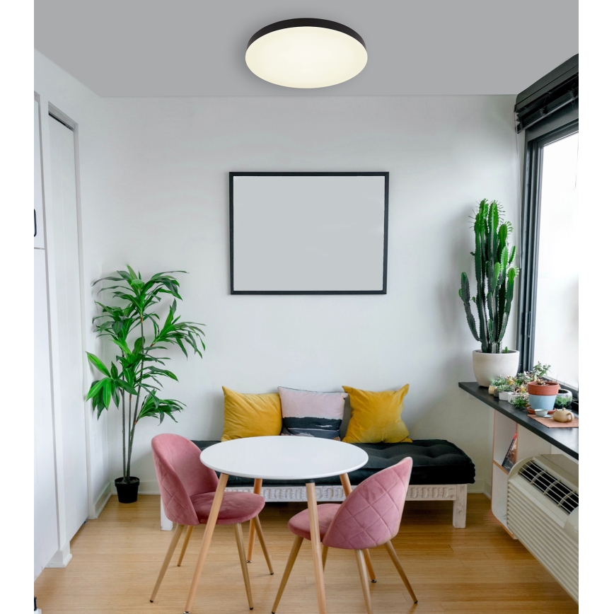 Globo - LED plafonsko svetlo LED/50W/230V 3000K/4000K/6500K prečnika 50 cm crno