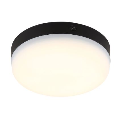 Globo - LED plafonjera LED/8W/230V 4000K Ø 12 cm crna