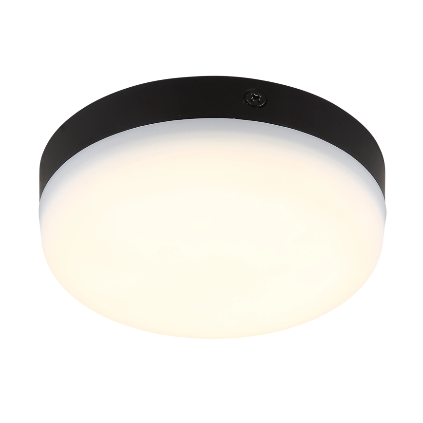 Globo - LED plafonjera LED/8W/230V 4000K Ø 12 cm crna