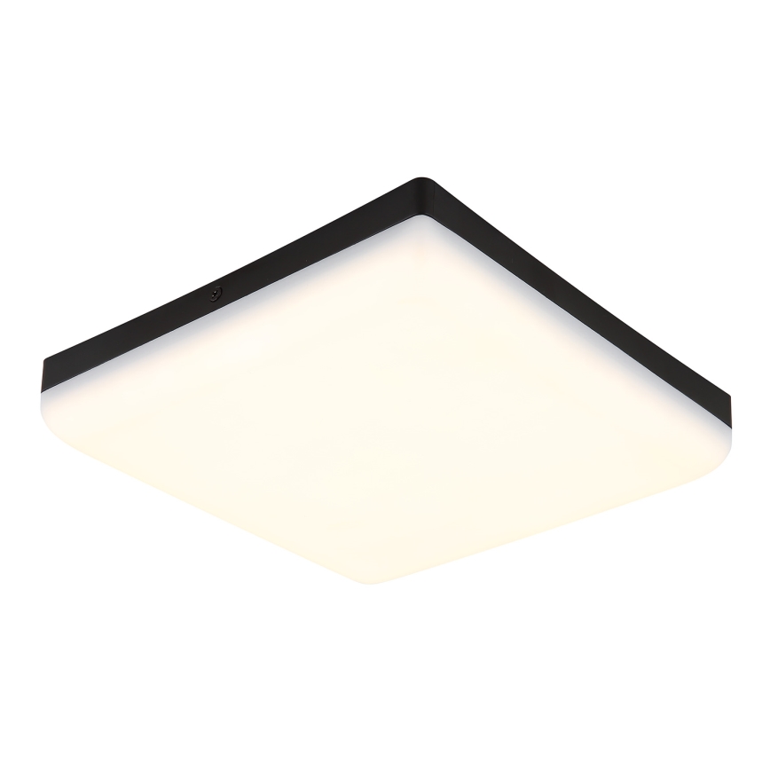 Globo - LED stropna svetiljka LED/12W/230V 4000K 22x22 cm crna