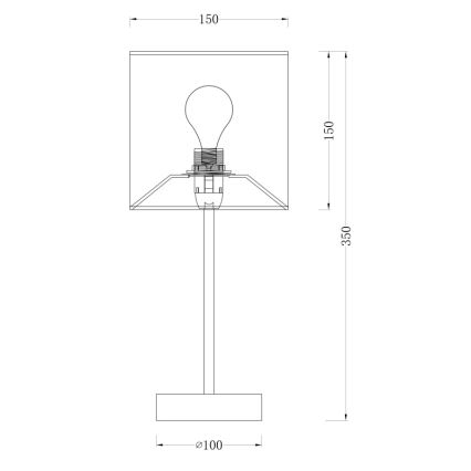 Globo - Stona lampa 1xE14/40W/230V