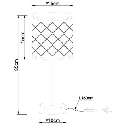 Globo - Stona lampa 1xE14/40W/230V