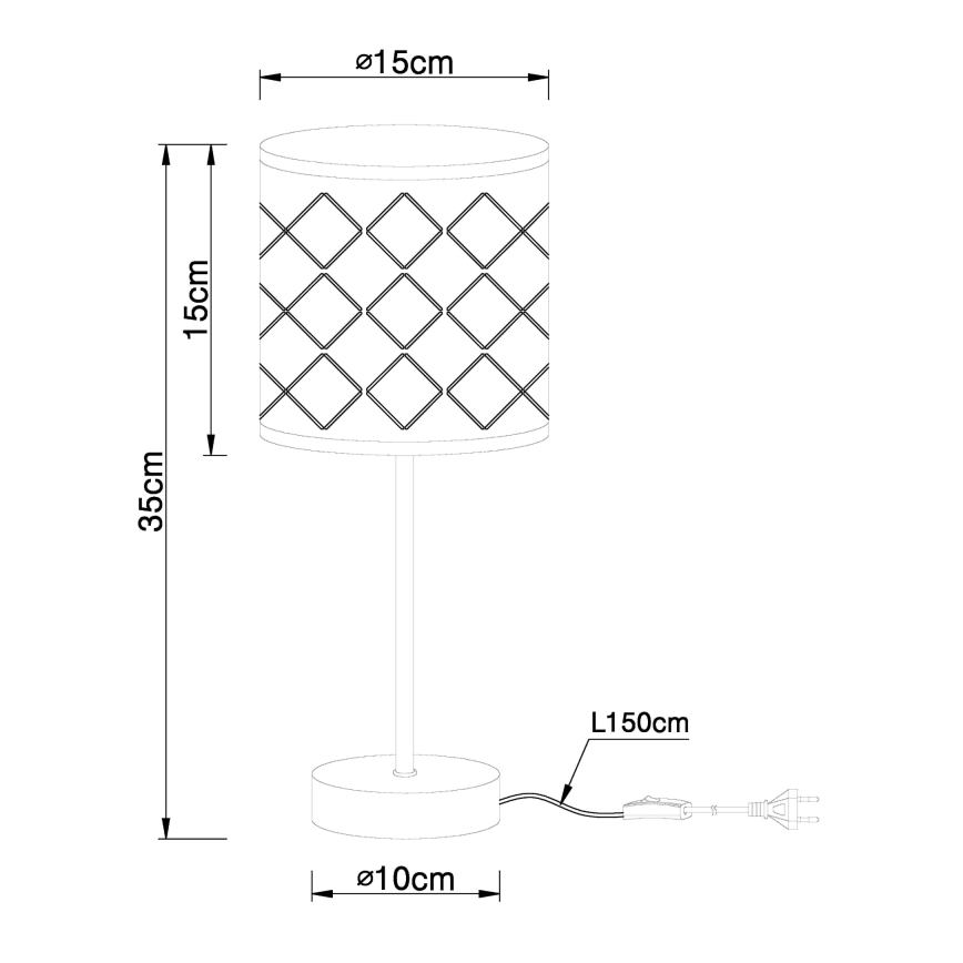 Globo - Stona lampa 1xE14/40W/230V
