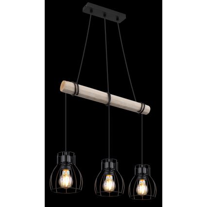 Globo - Luster na sajli 3xE27/40W/230V