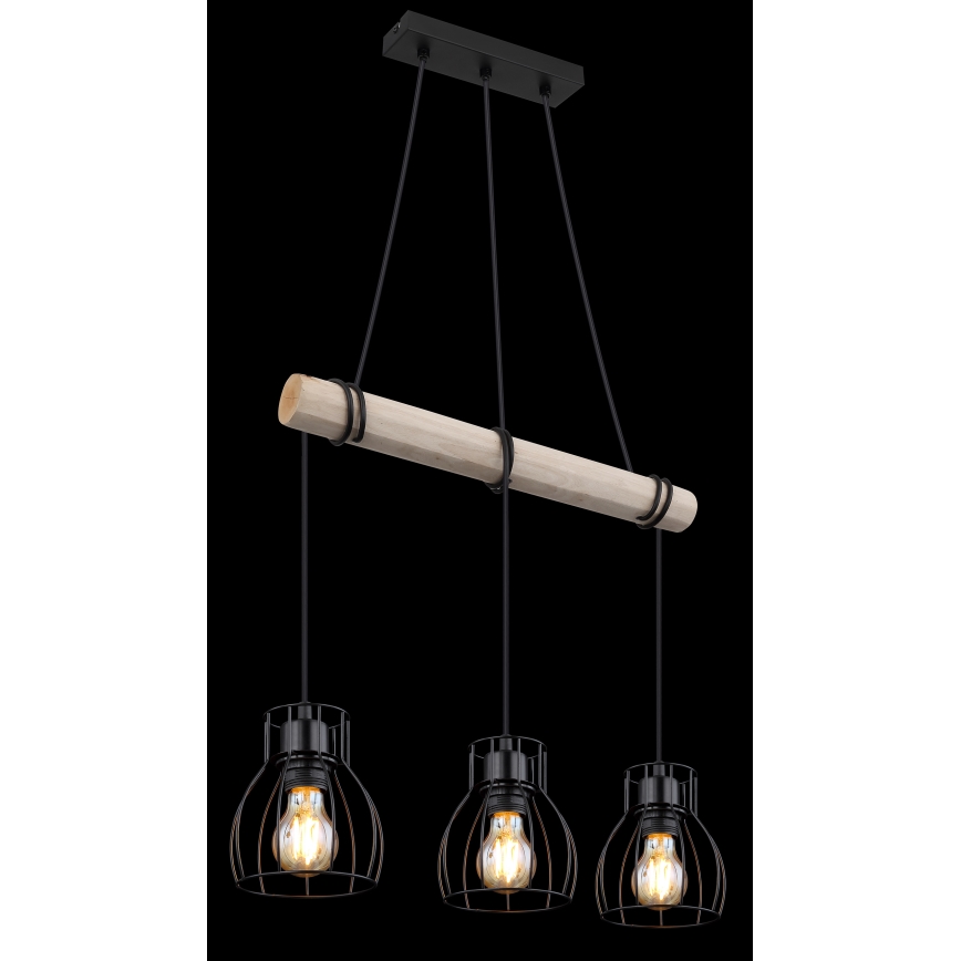 Globo - Luster na sajli 3xE27/40W/230V