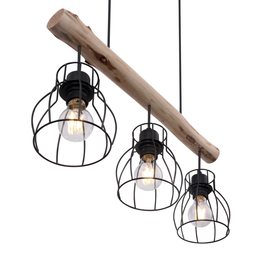 Globo - Luster na sajli 3xE27/40W/230V
