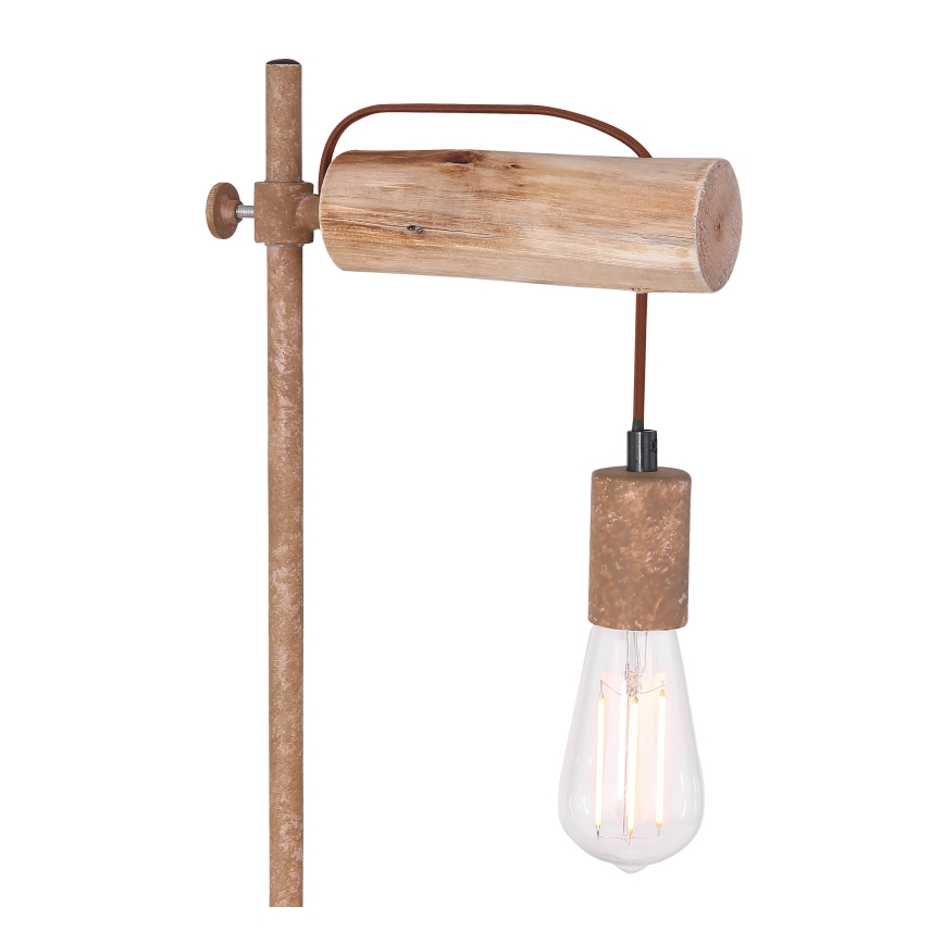 Globo - Stona lampa 1xE27/40W/230V topola