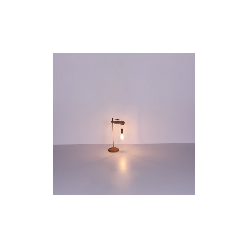 Globo - Stona lampa 1xE27/40W/230V topola