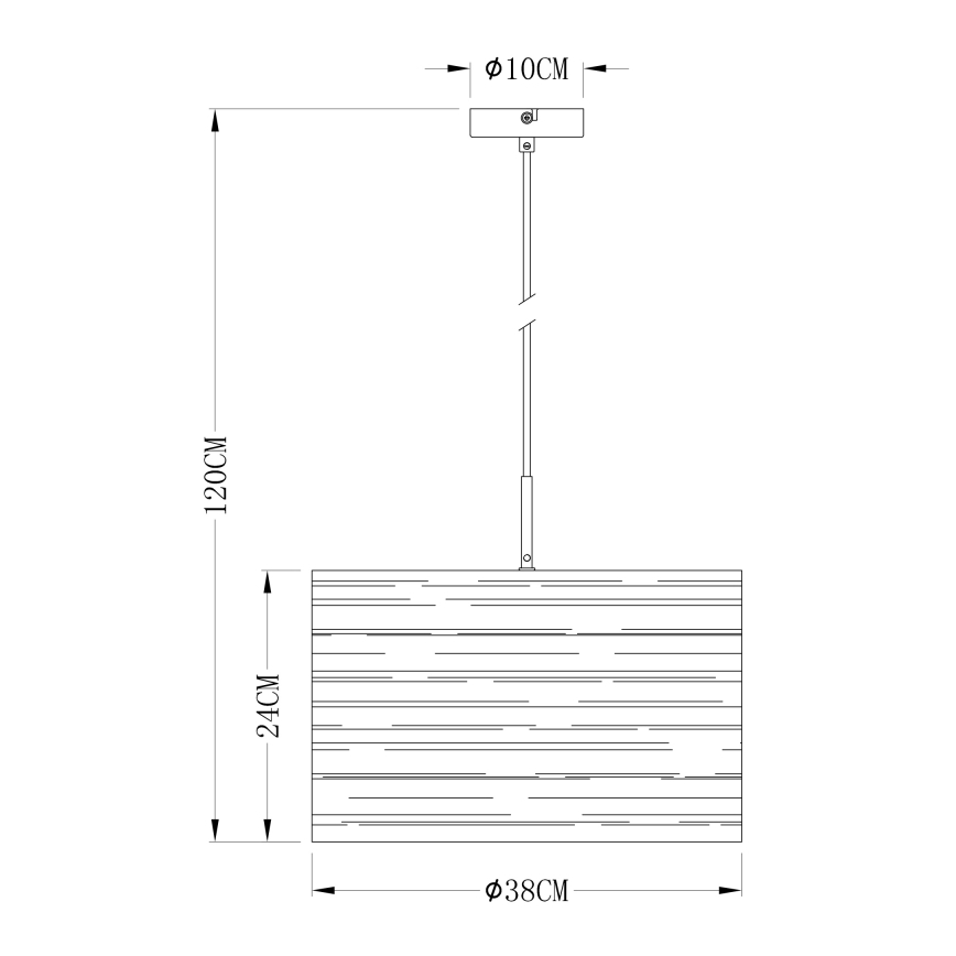Globo - Luster na sajli 1xE27/40W/230V