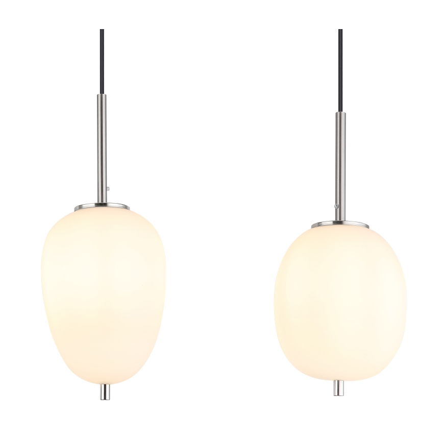 Globo - Luster na sajli 4xE14/40W/230V bela