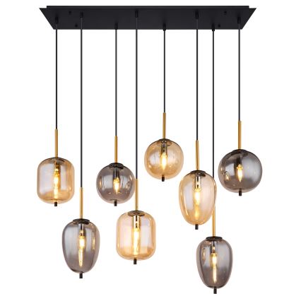 Globo - Luster na sajli 8xE14/40W/230V mesing