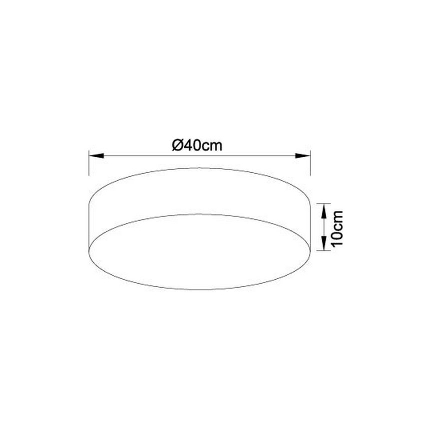 Globo - LED prigušiva stropna svetiljka LED/24W/230V 3000-6000K + daljinski upravljač
