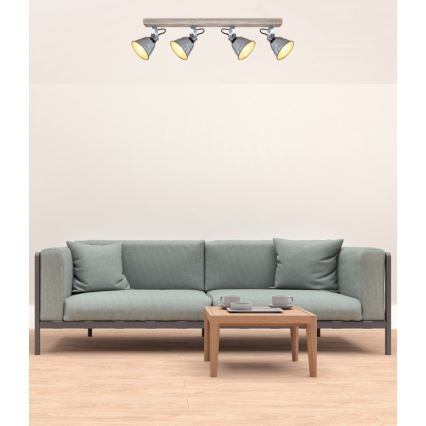 Globo - Spot svetlo 4xE27/60W/230V jela