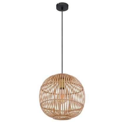 Globo - Luster na sajli 1xE27/60W/230V bambus