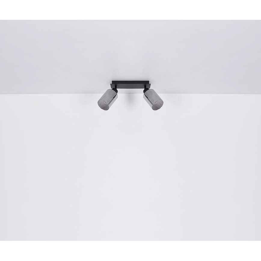 Globo - Spot svetiljka 2xE27/15W/230V crna
