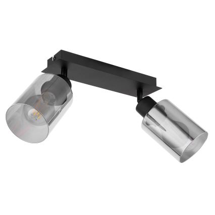 Globo - Spot svetiljka 2xE27/15W/230V crna
