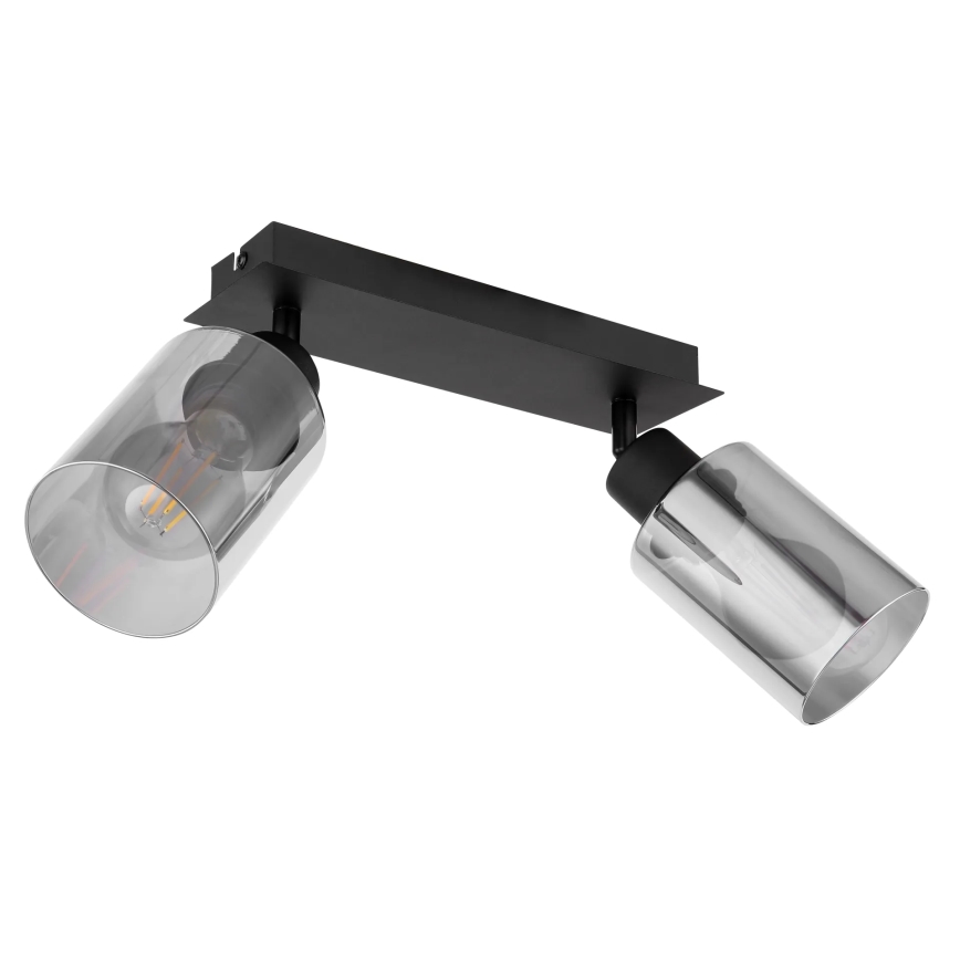 Globo - Spot svetiljka 2xE27/15W/230V crna