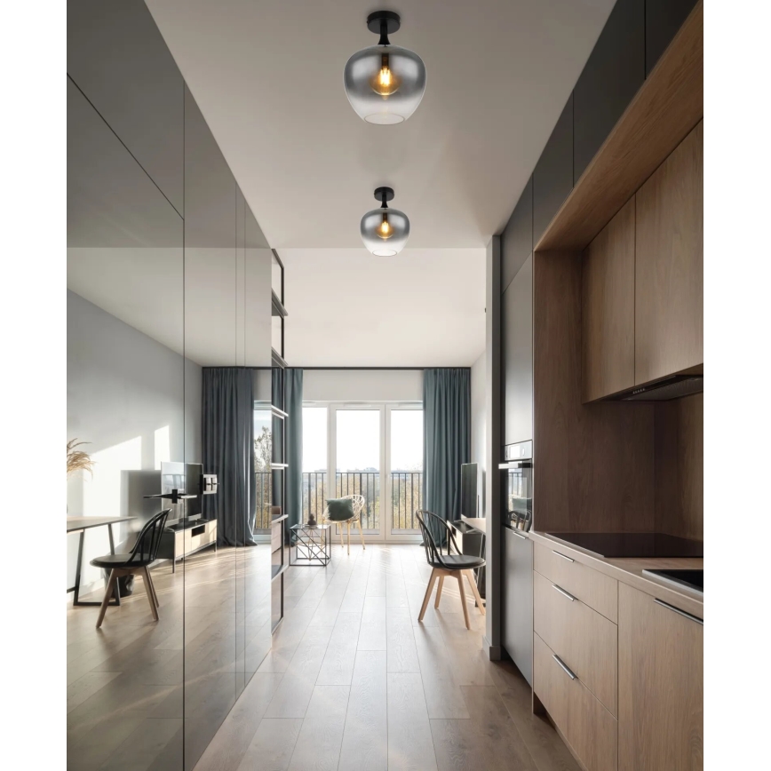 Globo - Plafonska lampa 1xE27/40W/230V zadimljena