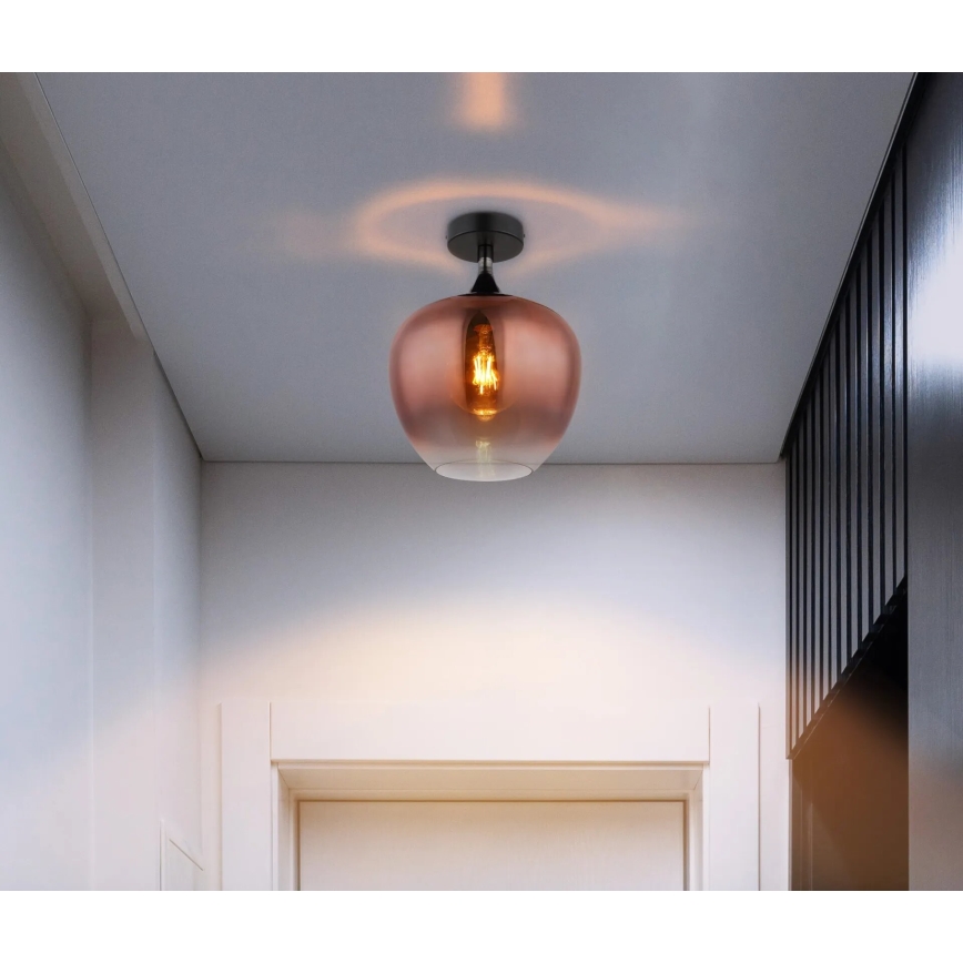 Globo - Plafonska svetiljka 1xE27/40W/230V, bakarna