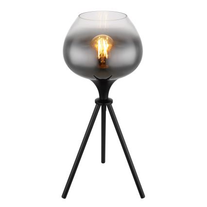 Globo - Stona lampa 1xE27/40W/230V crna