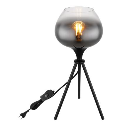 Globo - Stona lampa 1xE27/40W/230V crna