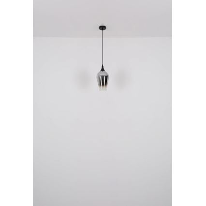 Globo - Luster na sajli 1xE27/60W/230V prečnik 18 cm u boji bakra