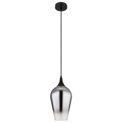 Globo - Luster na kablu 1xE27/60W/230V prečnik 18 cm crna