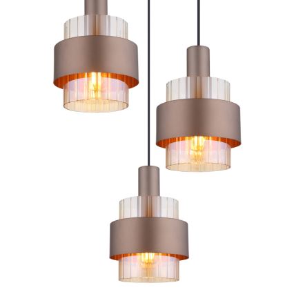 Globo - Luster na sajli 3xE27/60W/230V