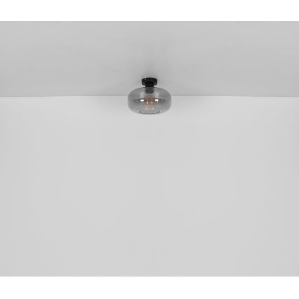 Globo - Plafonski luster 1xE27/40W/230V, prečnik 28 cm, siva