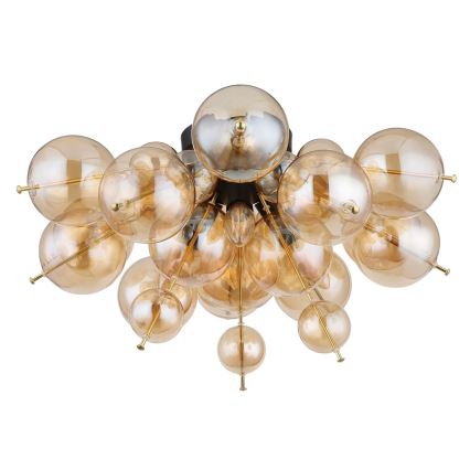 Globo - Plafonski luster 3x E14/25W/230V, Ø 55 cm, zlatni